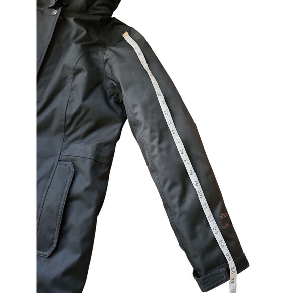 Eddie Bauer EB600 Goose Down Stadium Coat Womens Medium Black Winter Outdoors - Picture 7 of 10